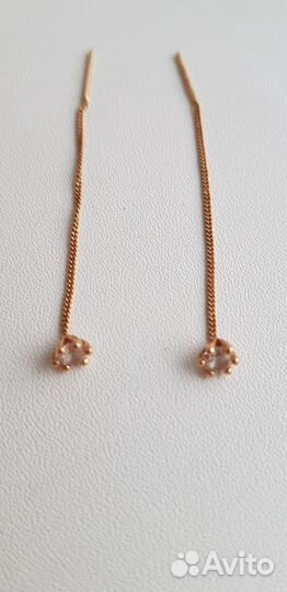 Золотые серьги