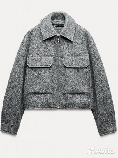 Укороченное пальто Zara