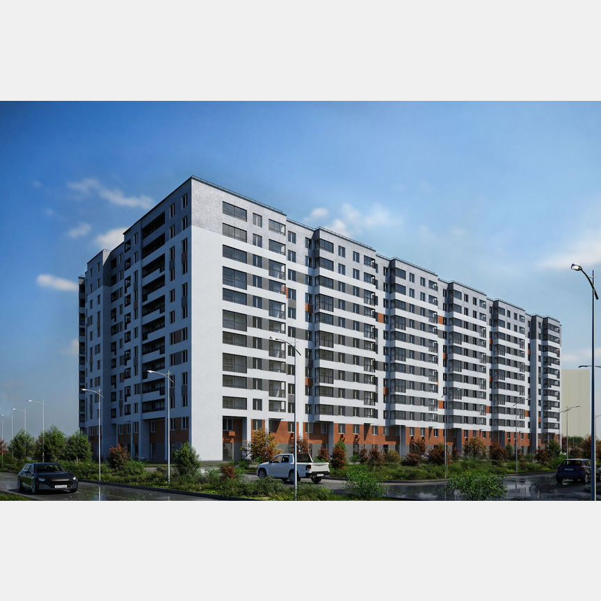2-к. квартира, 58,1 м², 11/12 эт.