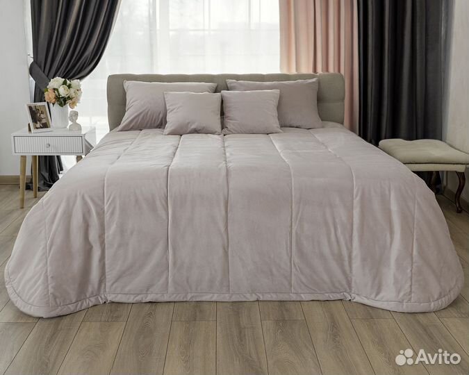 Покрывало бархат Беллиссимо лотос