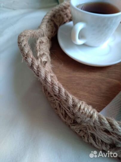 Поднос из джута