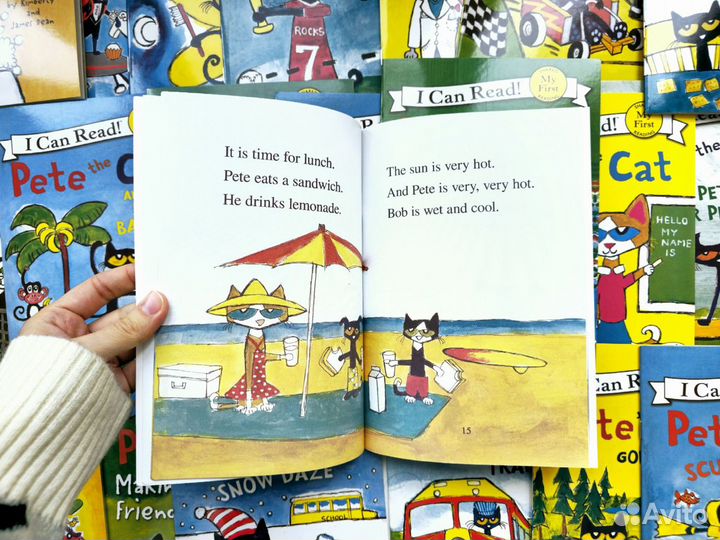 Новые детские книги Pete the cat на английском