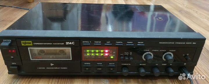 Дека кассетная Vilma 214С, вега пкд