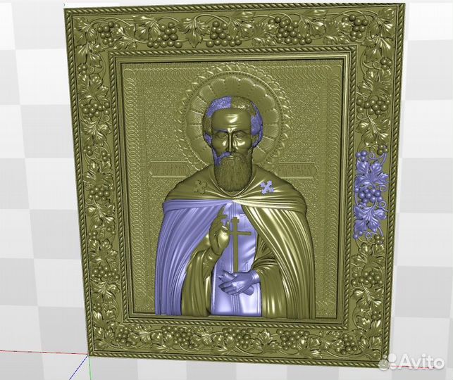 3д макеты cnc. Ангелы,иконы,киоты,кресты (для чпу)