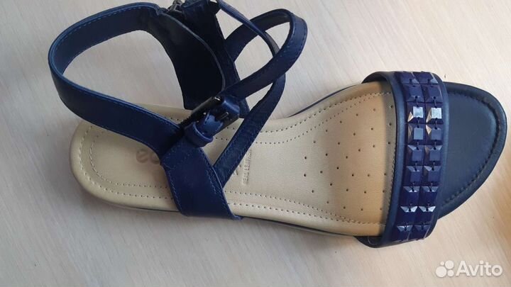 Босоножки синие 35 размер