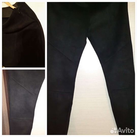 Леггинсы oodji из искусственной замши