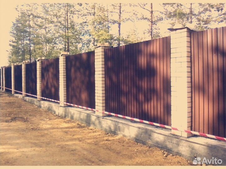 Забор из профлиста