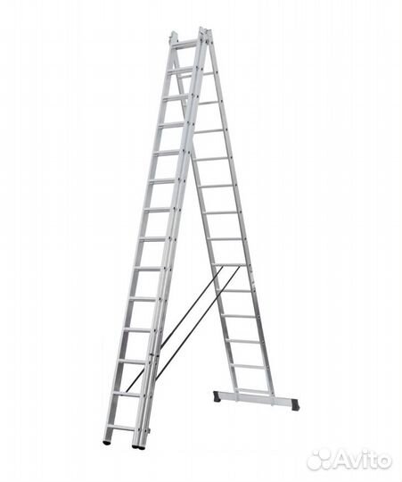 Лестница раздвижная трехсекционная