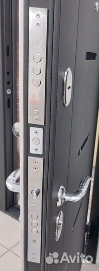 Дверь Гарда 7,5 Муар Лиственница бежевая Царга