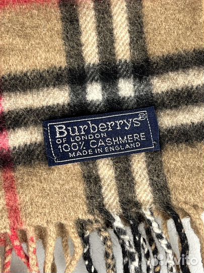 Кашемировый шарф Burberrys Vintage Арт. 651