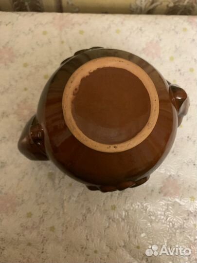 Кувшин, ваза скопинская керамика птица 1960 гг