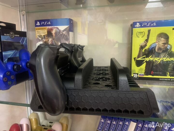 Подставка PS4 Pro + док станция