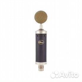 Blue baby bottle store mic