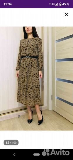 Платье из шифона новое