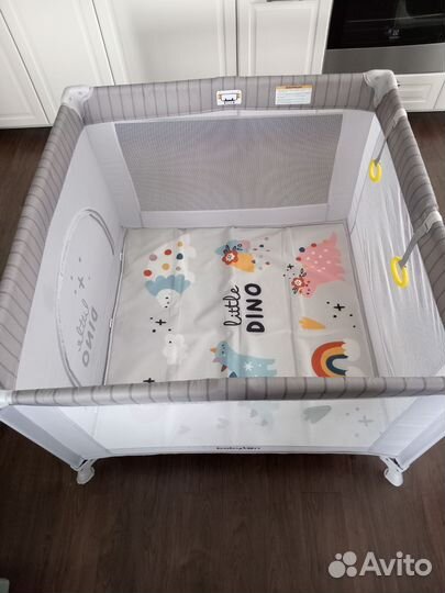 Манеж Babyton circus grey