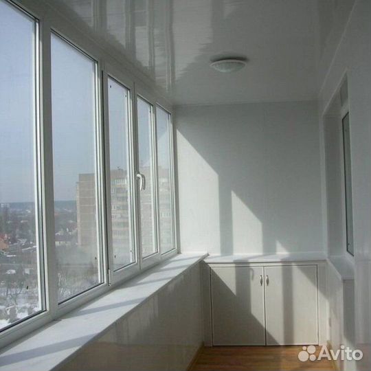 Остекление балконов и лоджий в рассрочку V0452