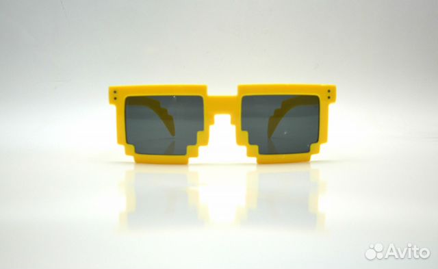 Пиксельные очки из майнкрафт Minecraft