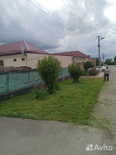Покос травы триммером