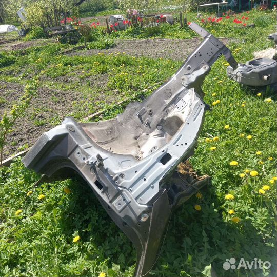 Hyundai solaris лонжерон левый