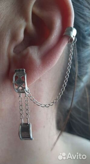 Серебряные серьги