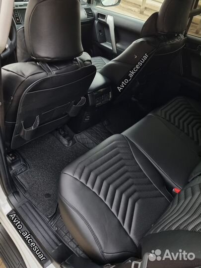 Чехлы Toyota LC150 LC120 - Rav4 Камри Черные Akc