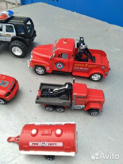 Машинки пожарные