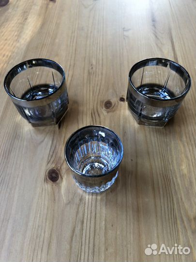 Рюмка стопка бокал фужер стакан граненый СССР
