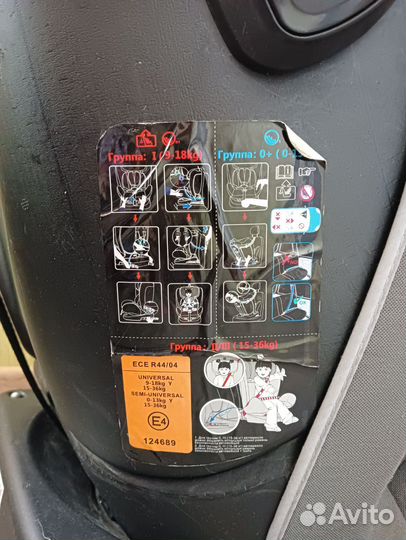 Детское автокресло от 0 до 36 с isofix