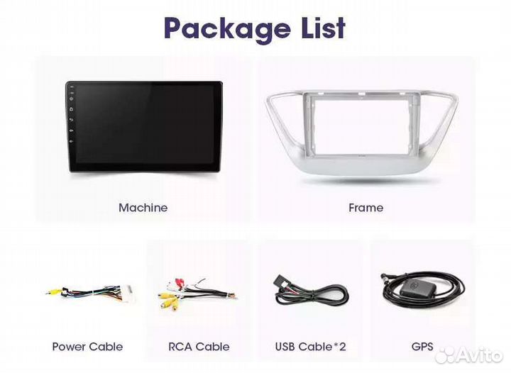 Магнитола для Hyundai Solaris 2017-19