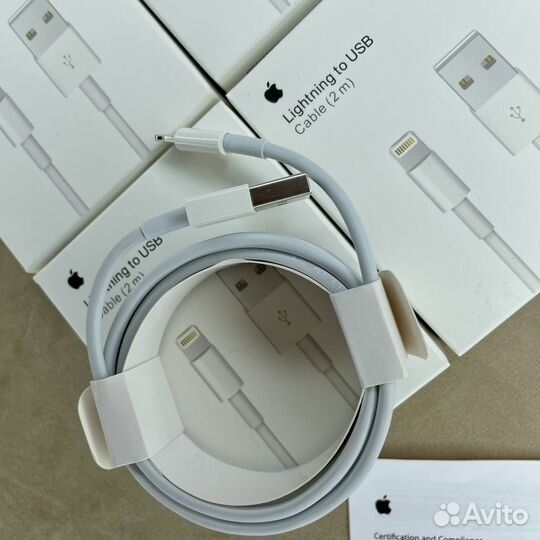 Кабель два метра lighting/USB Apple iPhone