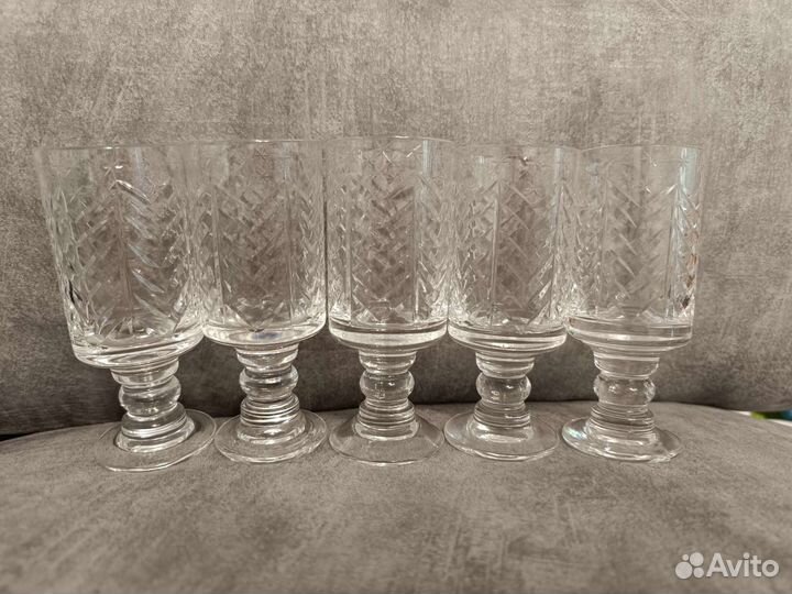 Графин,вазы,бокалы,рюмки,стопки,пиалы(хрусталь)