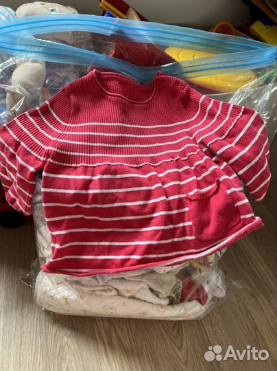 Огромный пакет одежды для девочки