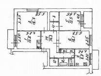 4-к. квартира, 100,6 м², 4/5 эт.