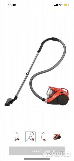 Пылесос Пылесос Tefal TW3724 Compact Cyclonic