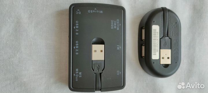 Картридер micro SD.USB-HUB