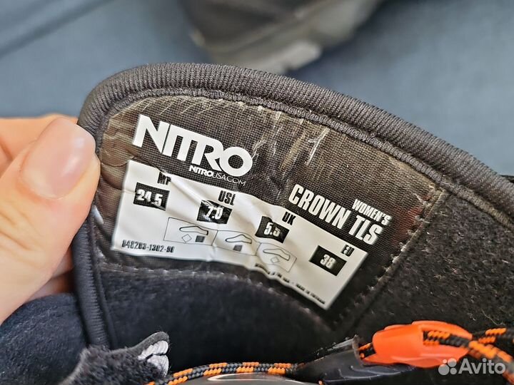 Сноубордические ботинки nitro 36р 38р