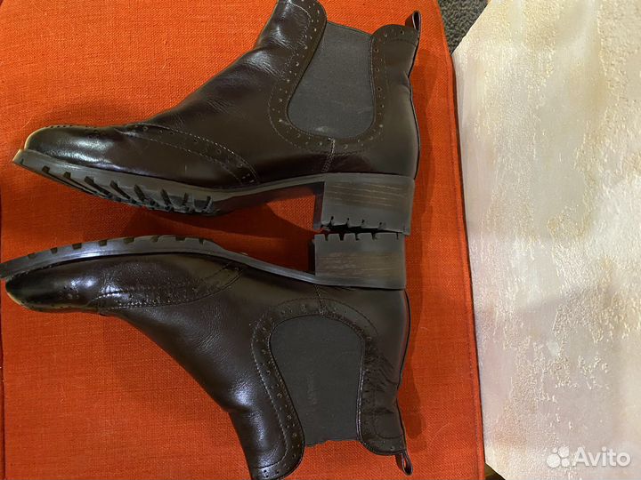 Ботильоны (оксфорды)натуральная кожа 41 geronia