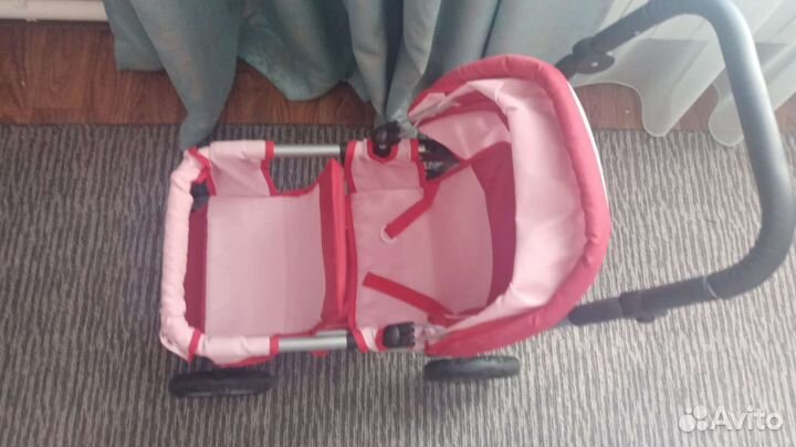 Коляска для кукол двухместная