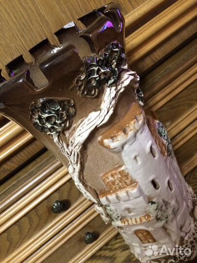 Ваза напольная / хрустальная/ статуэтка оленёнок