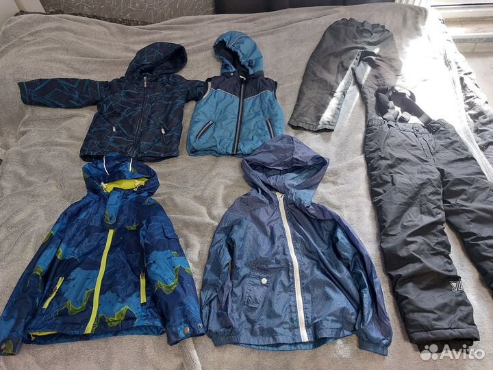 Пакет одежды на мальчика 110/116