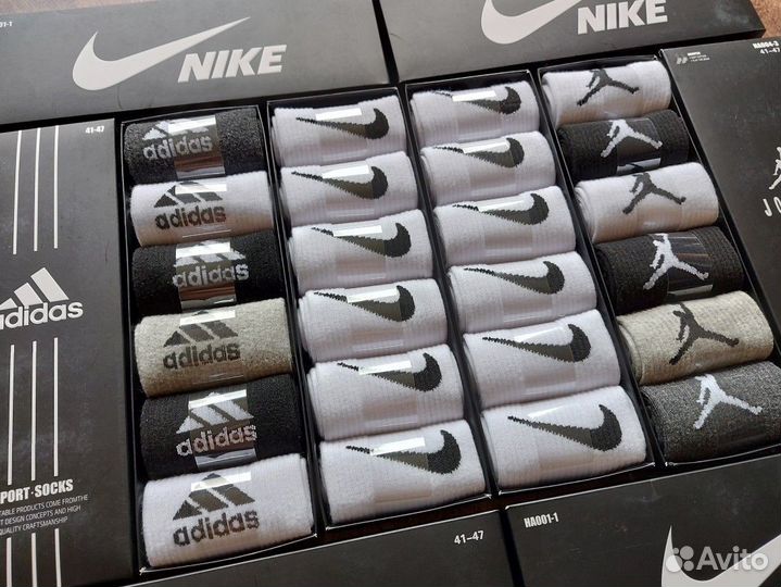 Носки Nike Adidas Jordan качество