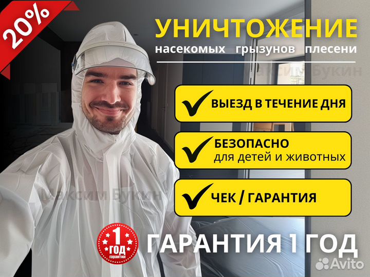 Уничтожение тараканов и клопов. Обработка участка