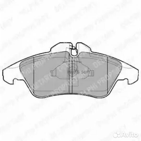 Колодки mercedes vito,sprinter/VW LT 96 WVA21576 торм.сис.ATE Delphi / LP980