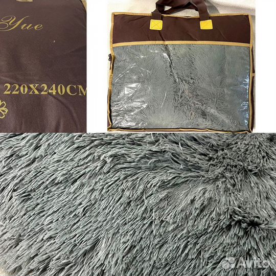 Пушистый плед/ покрывало