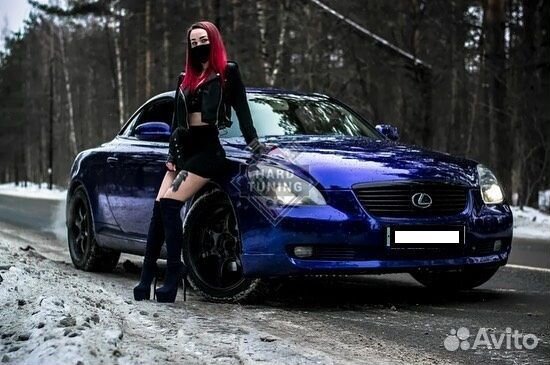 Накладка на передний бампер vlene Lexus SC 430