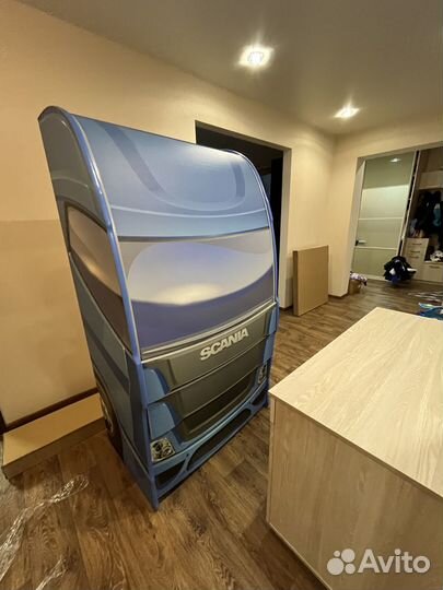 Кровать машинка и шкаф