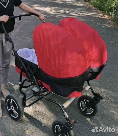 Коляска для двойни mikado