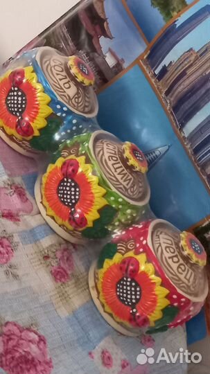 Набор: солонка,сахарница, перечница