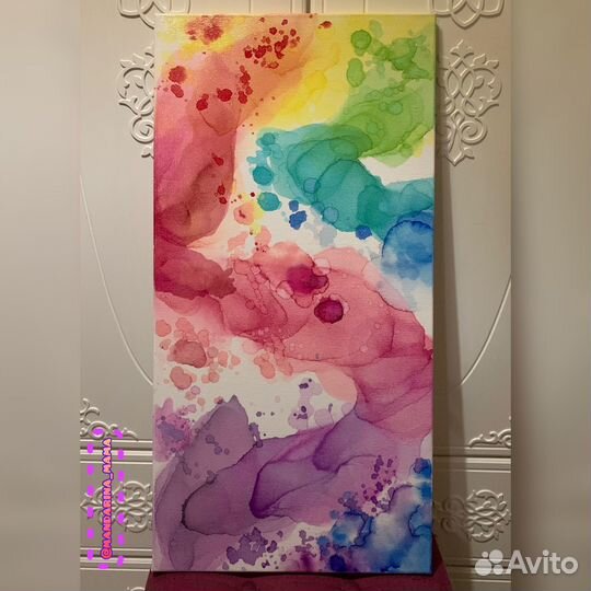 Интерьерные картины спиртовыми чернилами