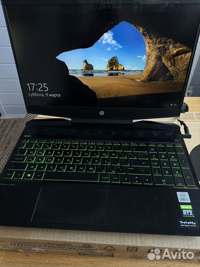 HP Pavilion 15 Core i5 10300H 16гб 512гб RTX 2060